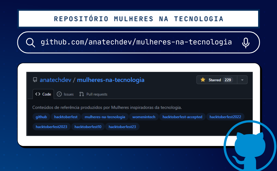 Repositório Mulheres na Tecnologia no GitHub